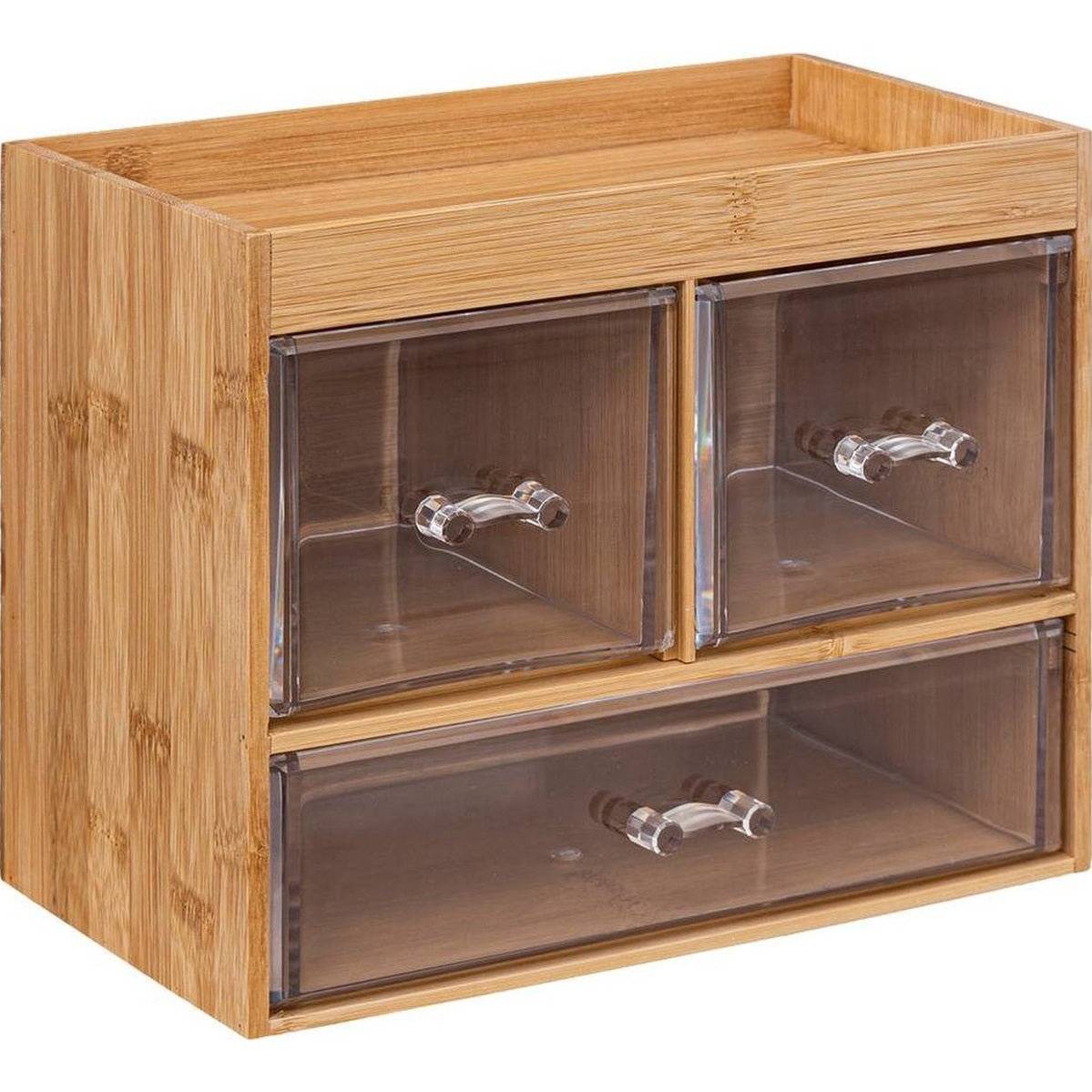 5Five sieradenorganizer met 3 lades, bamboe, 24 x 20 cm