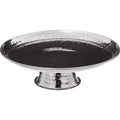 5Five serveerschaal op voet voor taart, zilver rvs, 26 x 8 cm