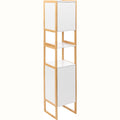 5Five Natureo hoge badkamerkast wit, 33 x 33 x 170 cm
