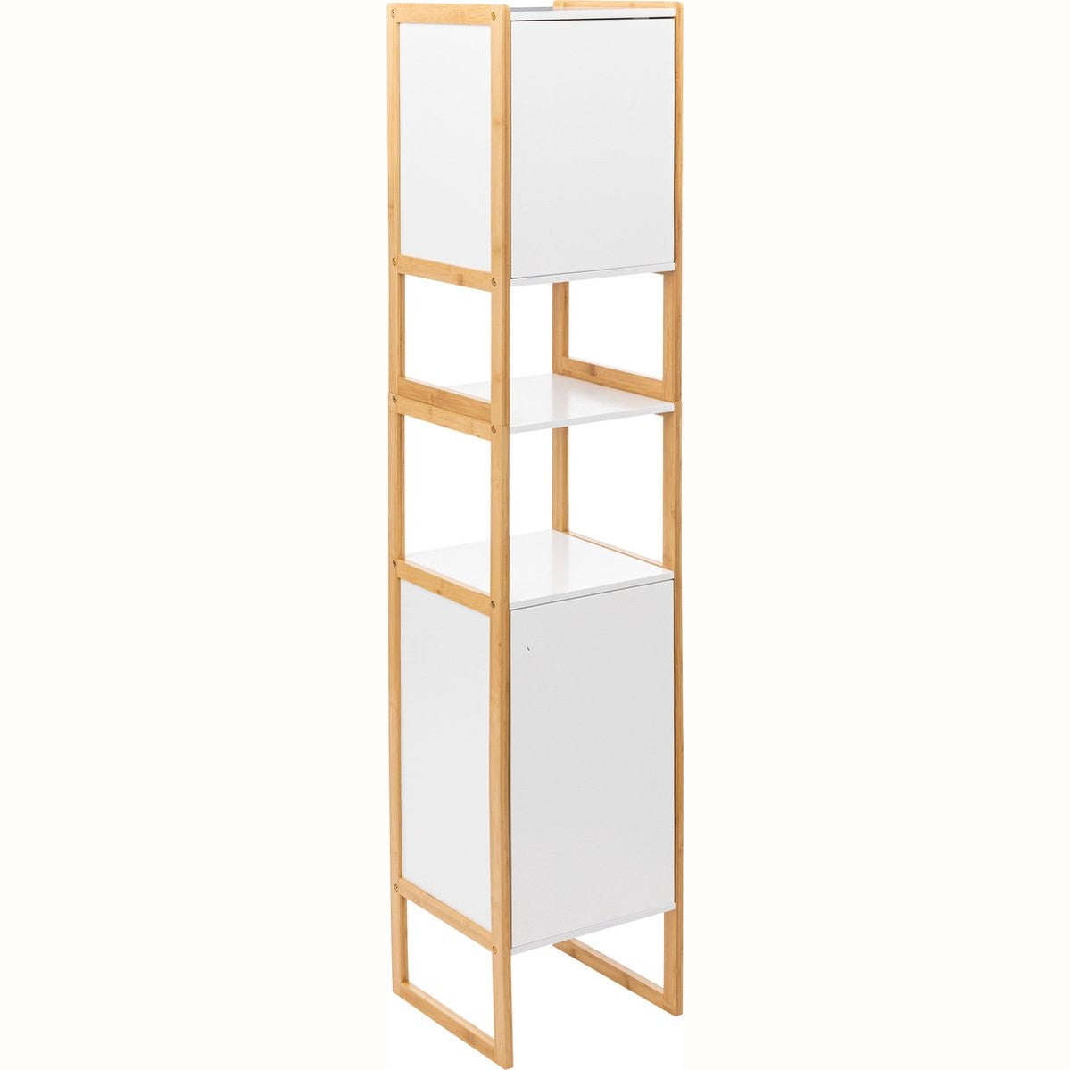 5Five Natureo hoge badkamerkast wit, 33 x 33 x 170 cm