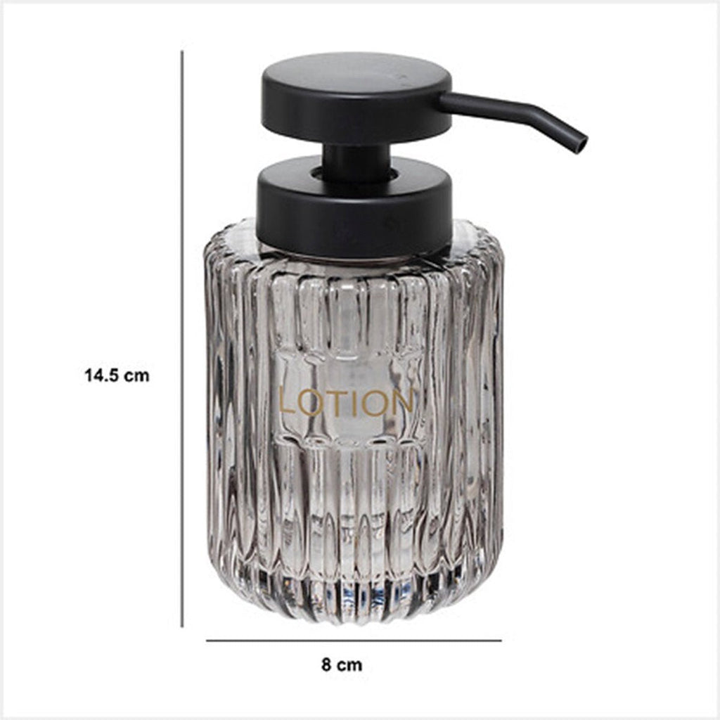 5Five zeeppomp Naples van glas, transparant grijs, 250 ml (4)