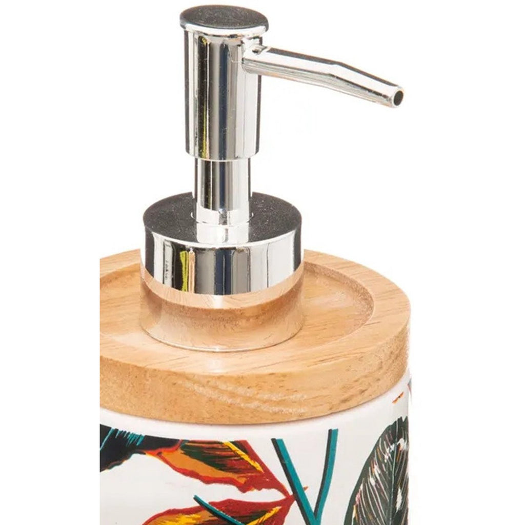 5Five Palawan zeeppompje 280 ml, wit en zilver, polyresin (3)