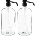 5Five zeeppompjes van glas, 1 L, set van 2