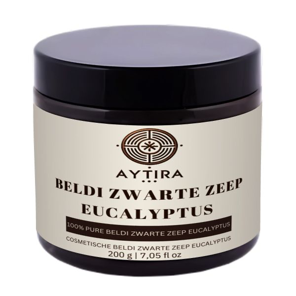 AYTIRA Beldi zwarte zeep met eucalyptus 200 g (2)