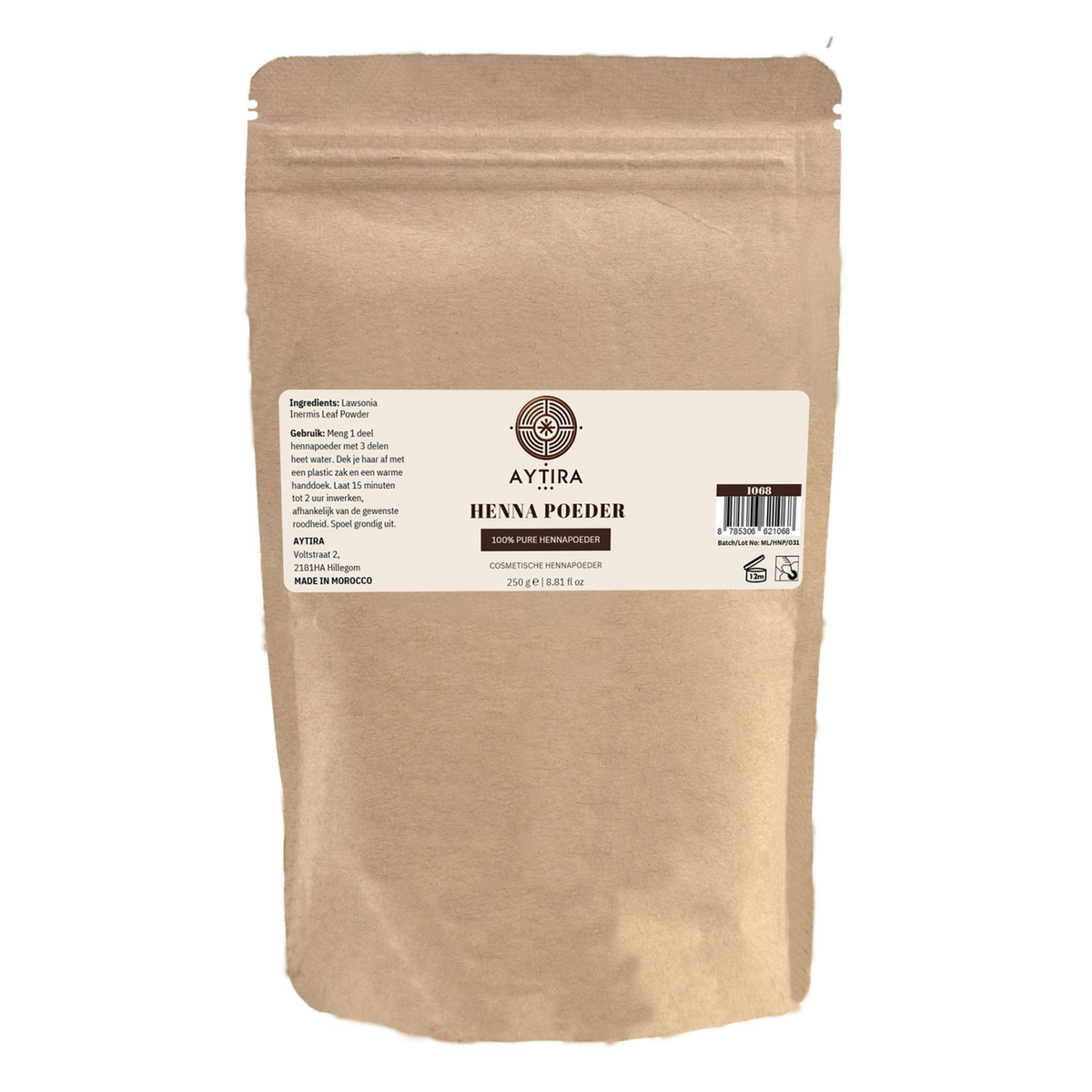 AYTIRA hennapoeder 250 g, 100% puur (2)