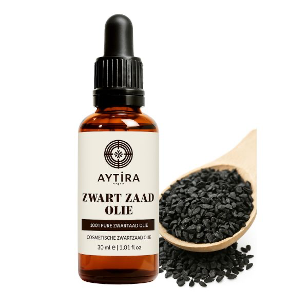 AYTIRA zwarte komijnolie (Nigella Sativa), 100% puur (3)
