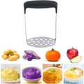 Kinghoff aardappelstamper van roestvrij staal, 6 mm en 9 mm