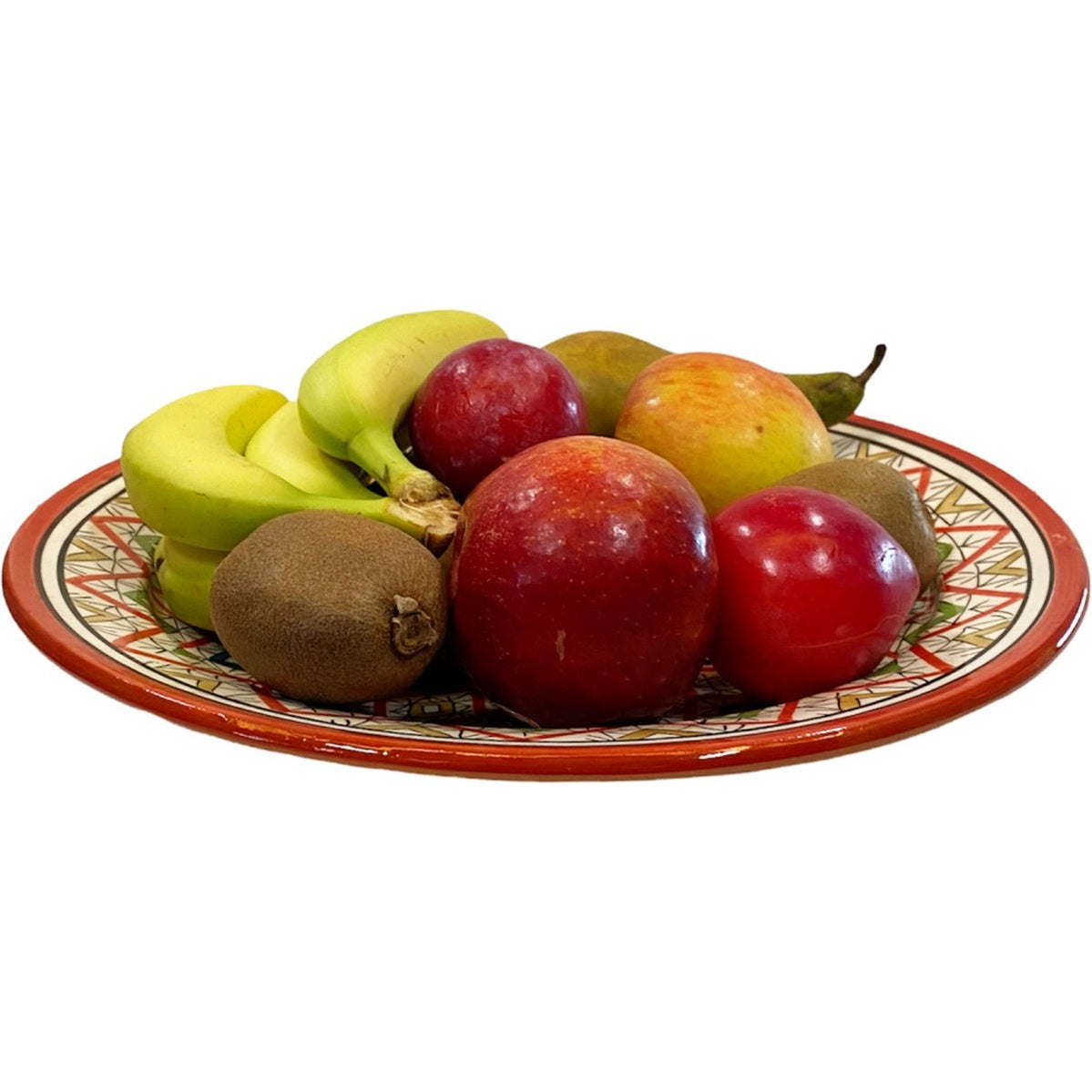 Aardewerk fruitschaal Asfi, Ø 35 cm, handgemaakt