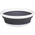 Opvouwbare afwasteil, wit en grijs, 8 L (Ø 37,5 cm)