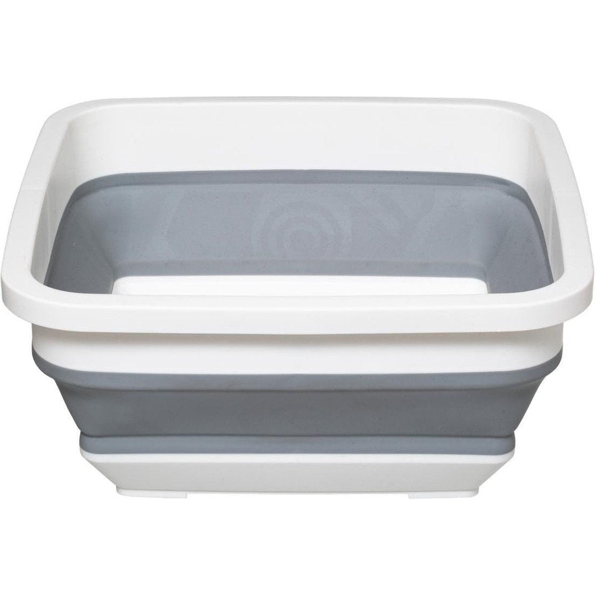 Opvouwbare afwasteil 8 L, vierkant, wit en grijs, 32 x 15 cm