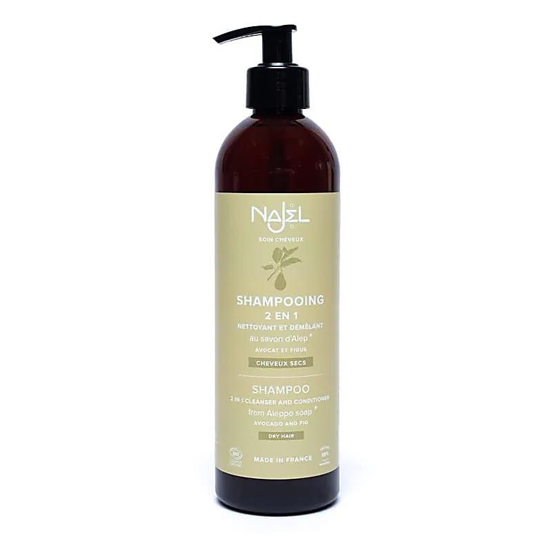 Aleppo shampoo 2-in-1 voor droog haar, bio