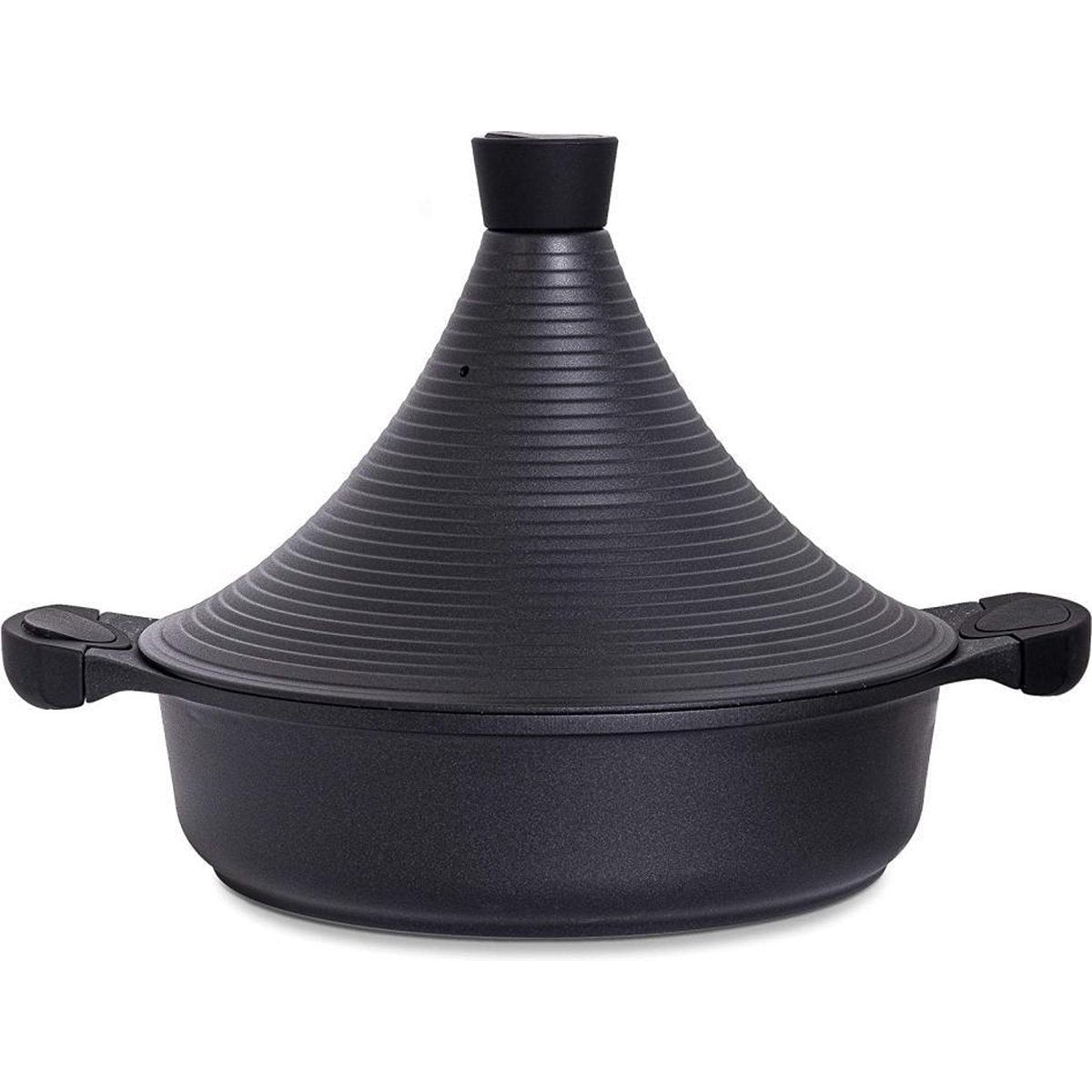 Aluminium tajine Agadir, mat zwart, inductie