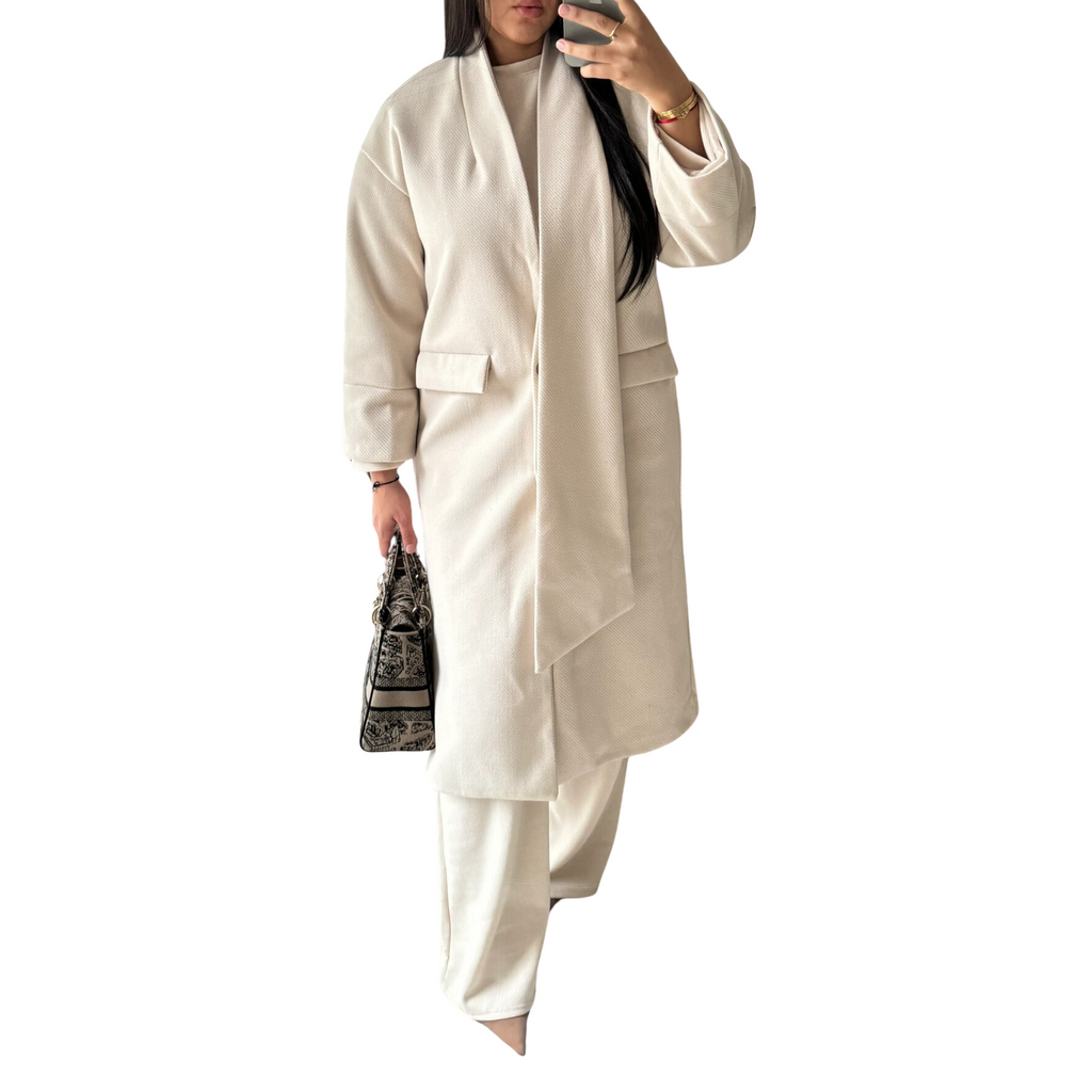 Amy mantel, beige (3)