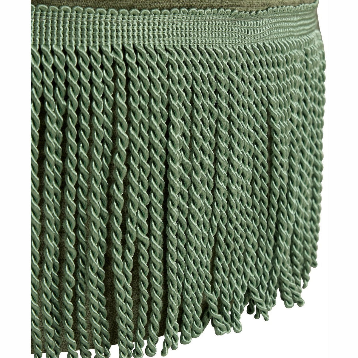 Atmosphera Alanya velvet poef, 38 x 38 cm, groen (4)