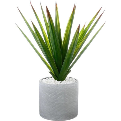 Atmosphera Aloe vera kunstplant in keramische pot, 47 cm (2)