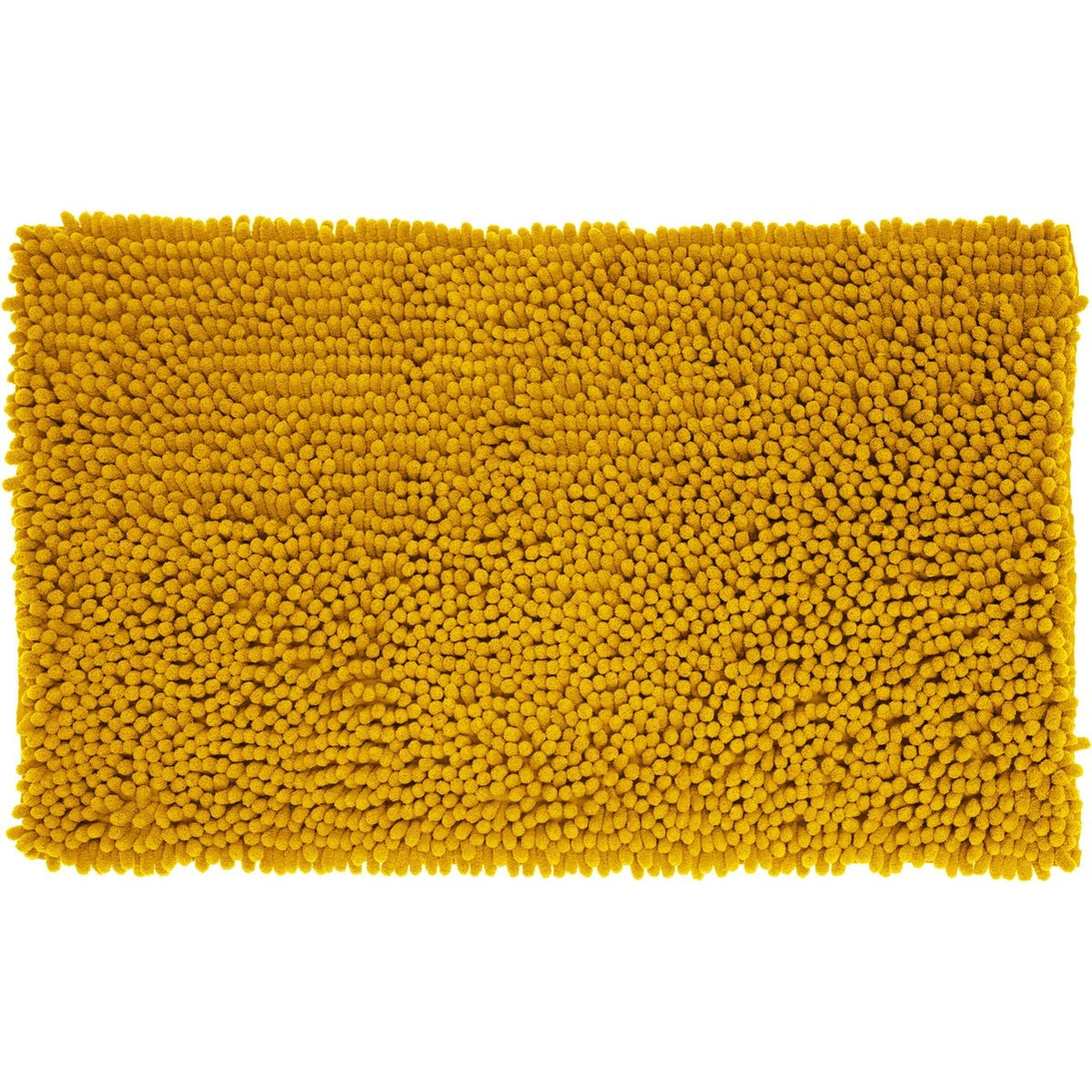 Atmosphera badmat met extra dikke noppen, mosterdgeel, 50 x 80 cm