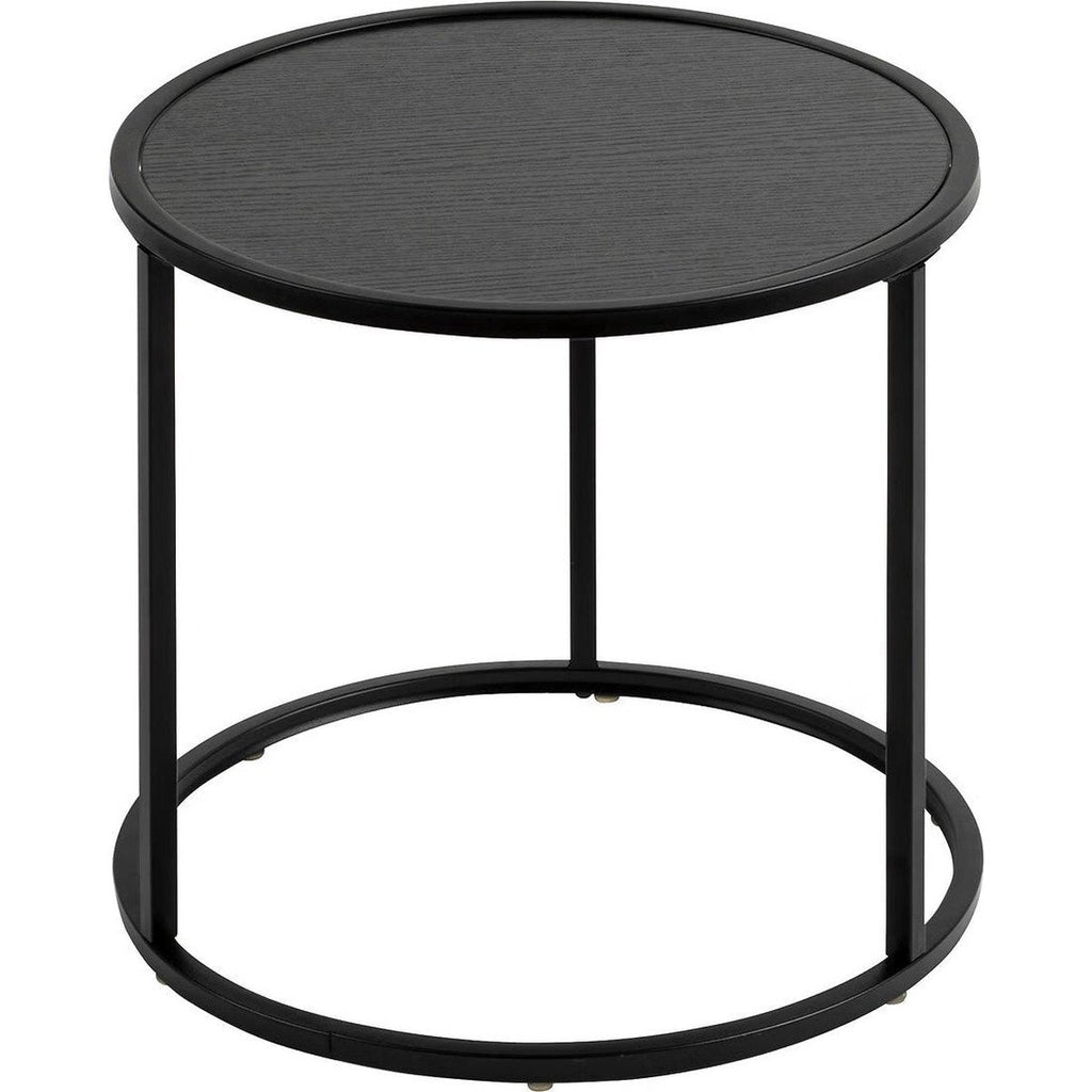 Atmosphera Noah bijzettafels, zwart, set van 3 (7)
