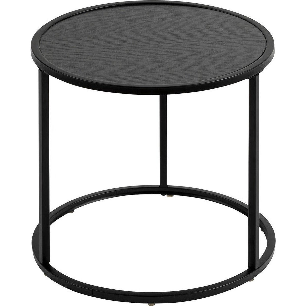 Atmosphera Noah bijzettafels, zwart, set van 3 (7)