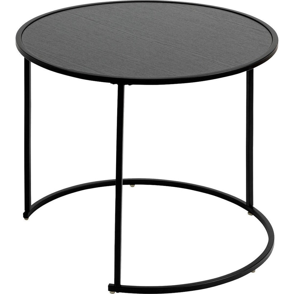 Atmosphera Noah bijzettafels, zwart, set van 3 (6)