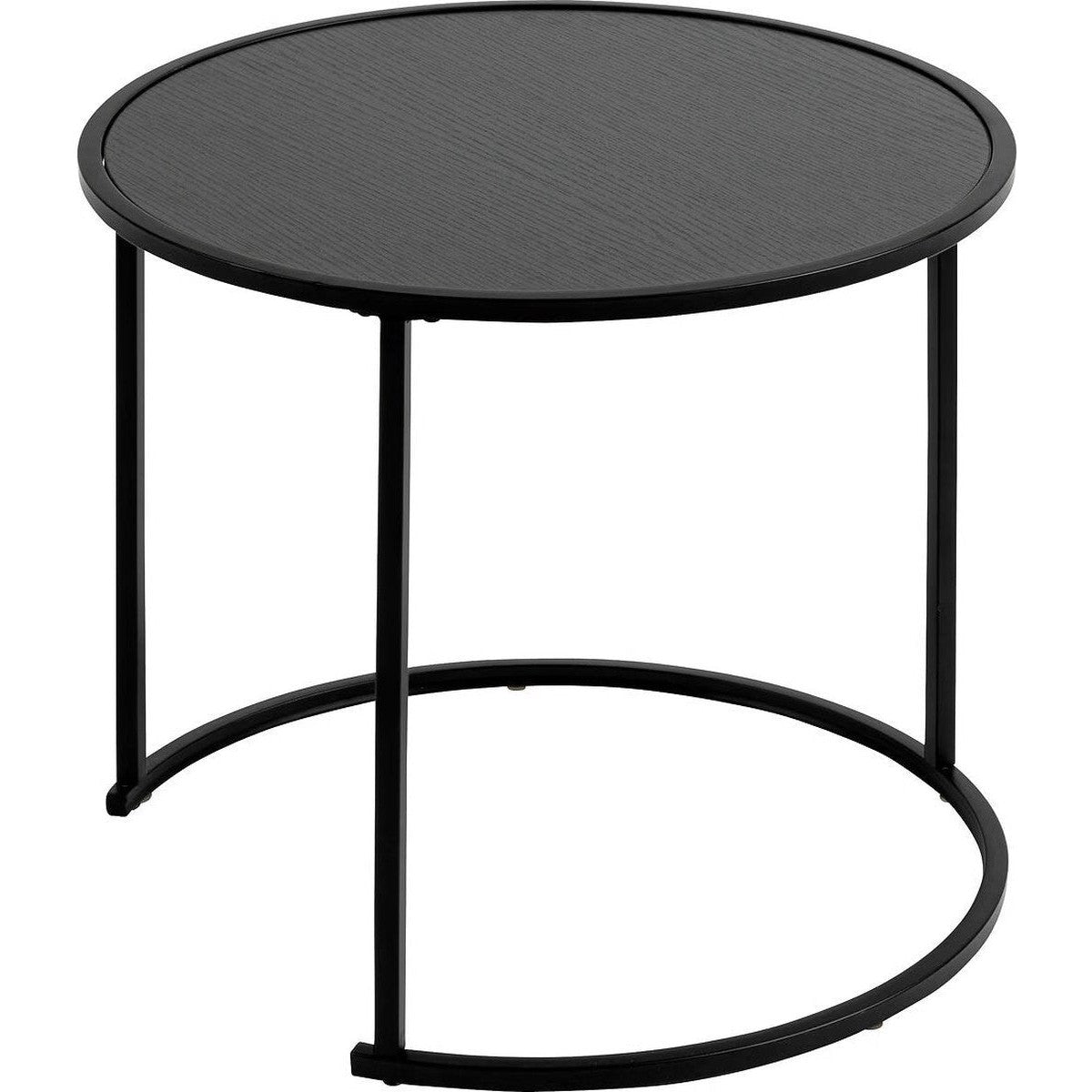 Atmosphera Noah bijzettafels, zwart, set van 3 (8)
