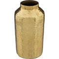 Atmosphera bloemenvaas Antique Dorado, goud metaal, 10 x 19 cm