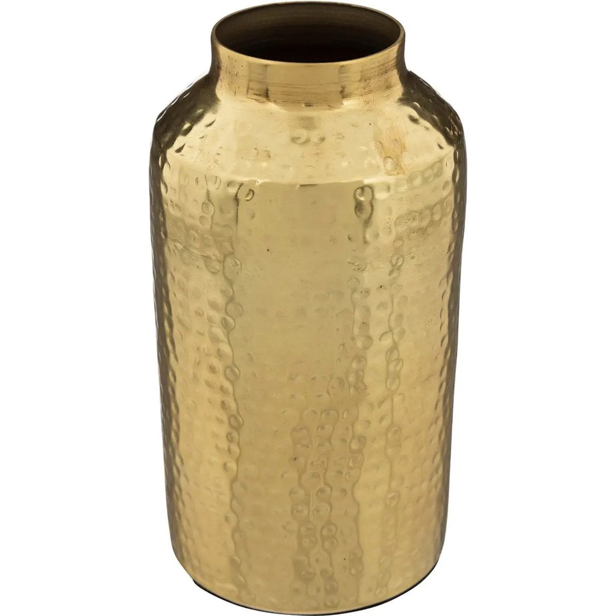 Atmosphera bloemenvaas Antique Dorado, goud metaal, 10 x 19 cm