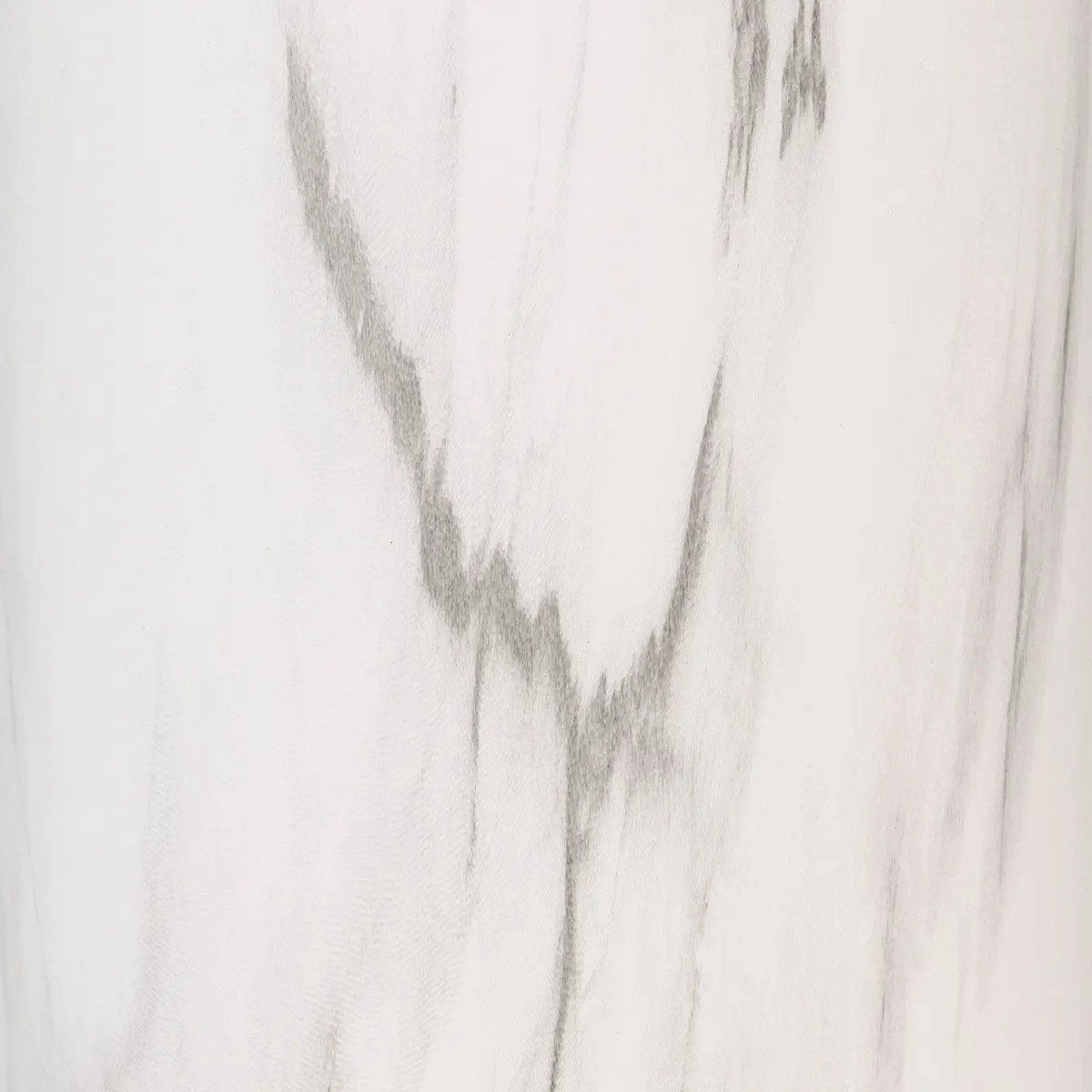 Atmosphera vaas Athens van keramiek, mat marmerwit, Ø 12 x 30 cm (2)