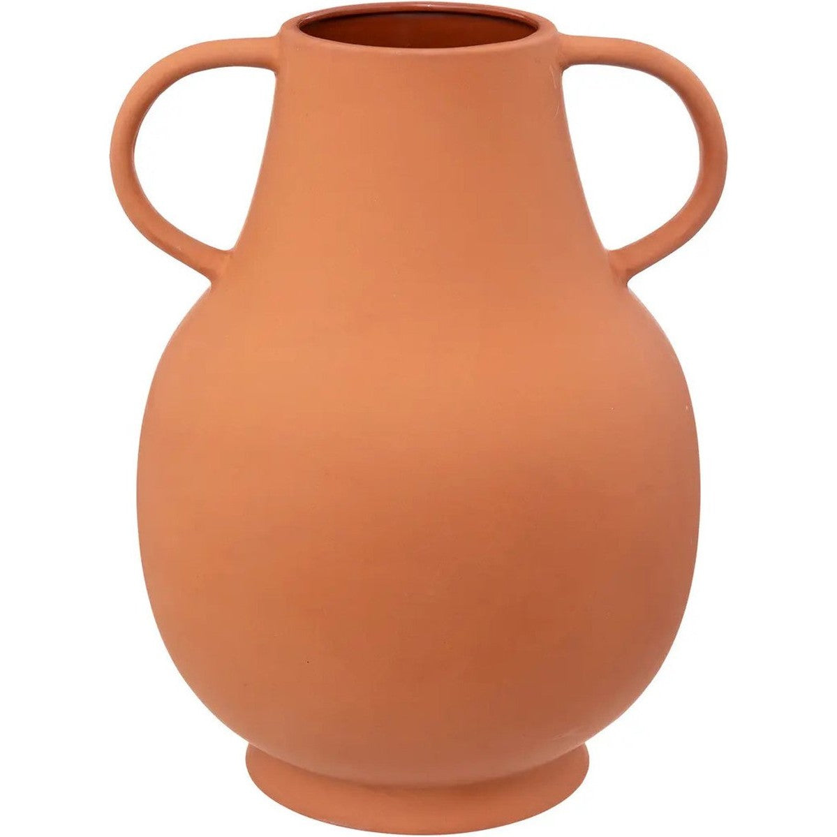 Atmosphera vaas Lisboa van terracotta, steenrood, 23 x 33 cm