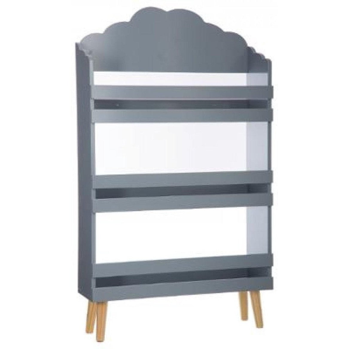 Atmosphera Kids boekenkast met wolken, grijs
