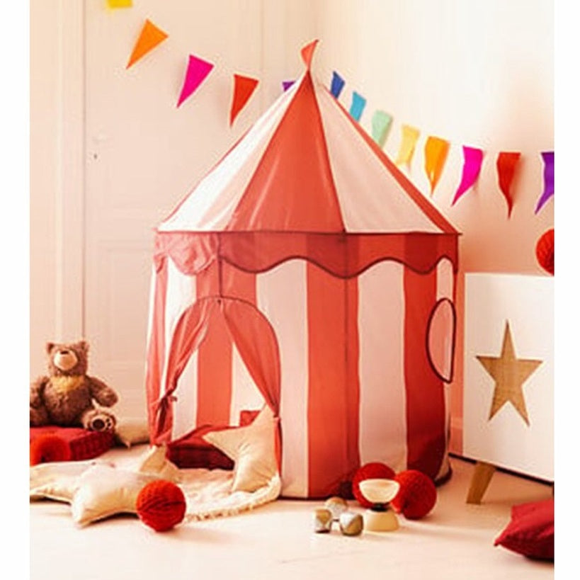 Atmosphera Circus speeltent, 100 x 135 cm, rood en wit (5)