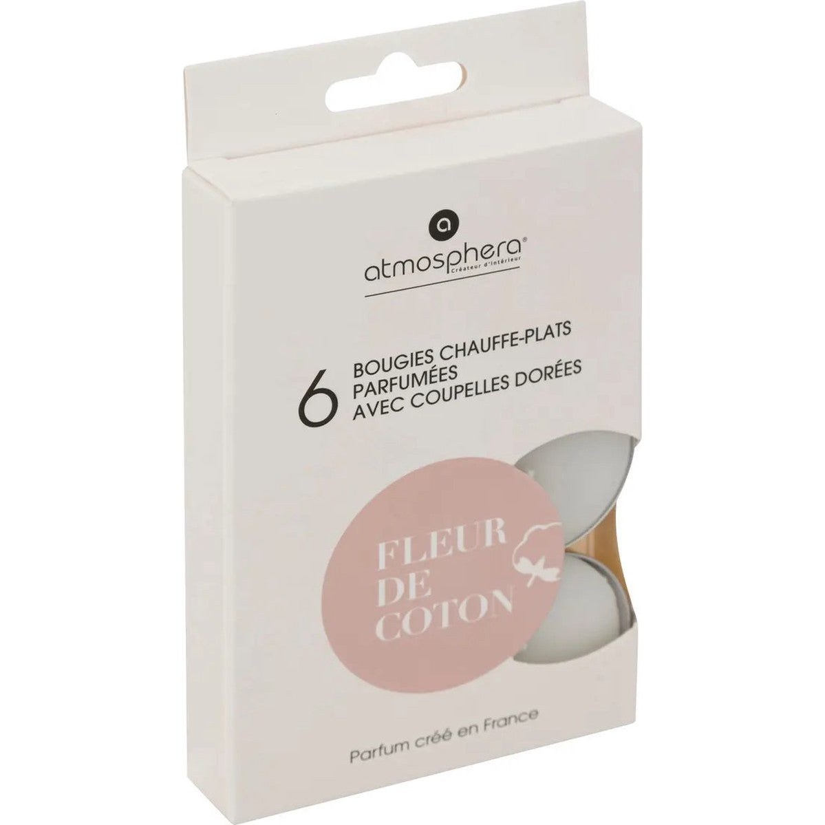 Atmosphera geurende waxinelichtjes, set van 6