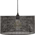 Atmosphera metalen hanglamp zwart, Ø 38 cm