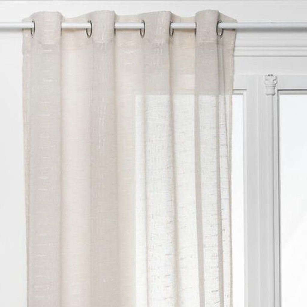 Atmosphera Fred bedrukt gordijn 140 x 240 cm, beige (2)