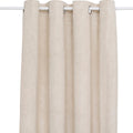 Atmosphera Fujo fluwelen gordijn, linnenbeige, 135 x 260 cm