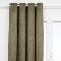 Atmosphera Fujo fluwelen gordijn, kakigroen, 135 x 260 cm