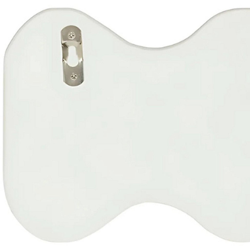 Atmosphera golvende wandplank Salina, 53 x 15 x 15 cm, wit (2)