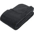 Atmosphera fleece plaid antraciet, 180 x 230 cm, polyester