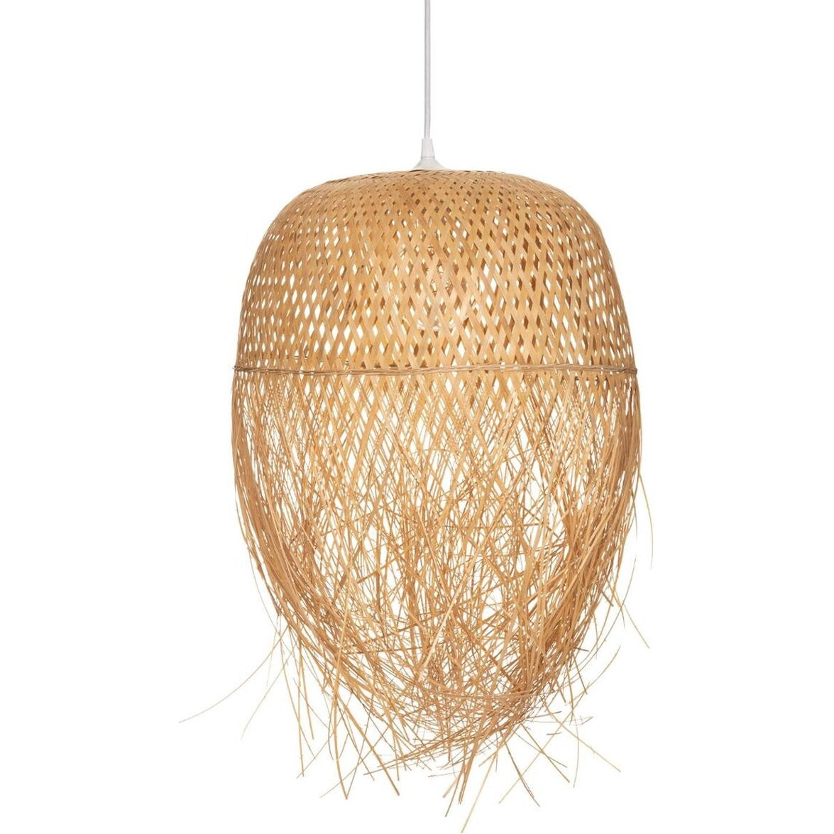 Atmosphera Hanglamp Elis - E27, niet inbegrepen - Ø40xH60cm - Naturel