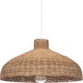 Atmosphera hanglamp Ori van rotan, bruin, Ø 58 x 29 cm
