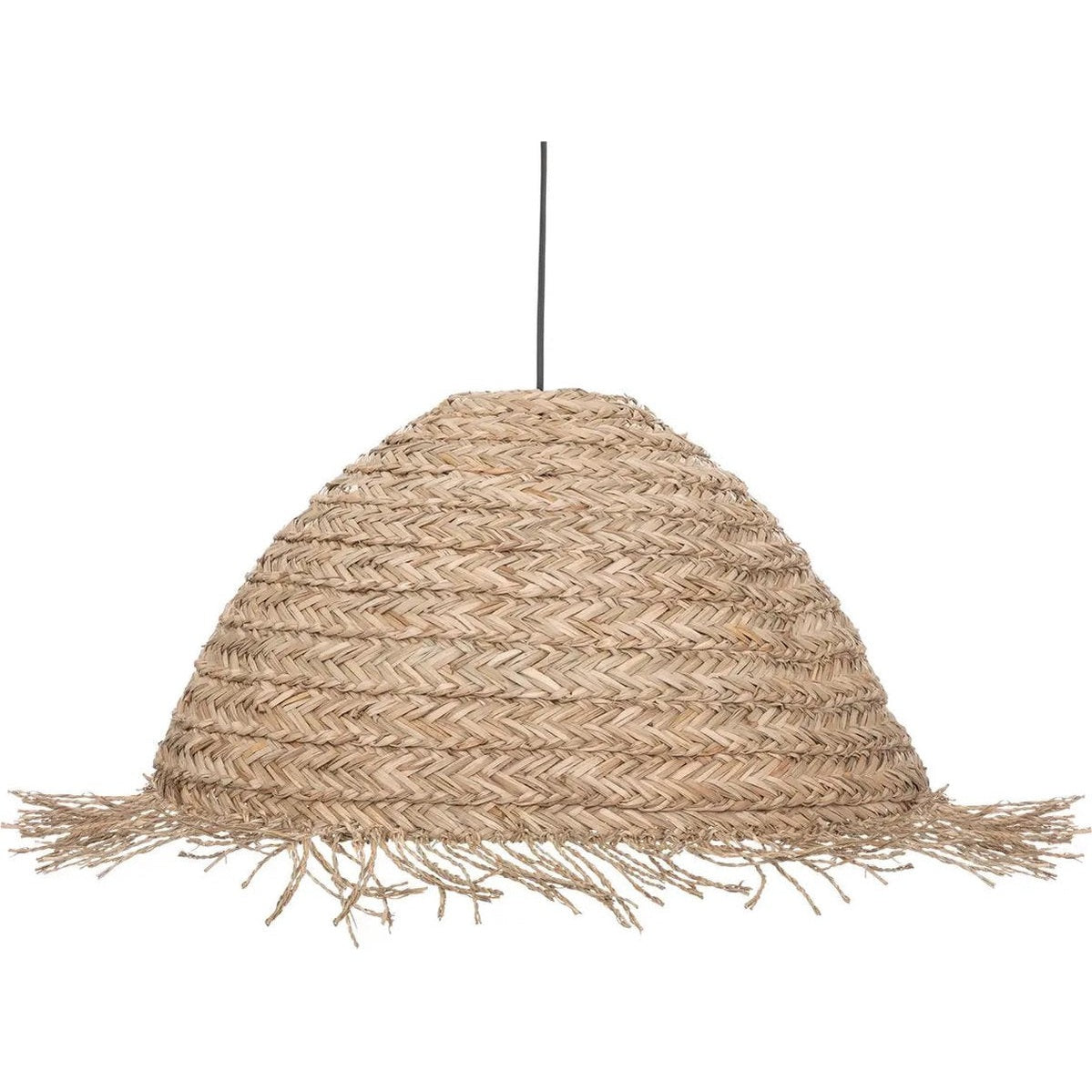 Atmosphera hanglamp Zeezicht riet, Ø 56 cm