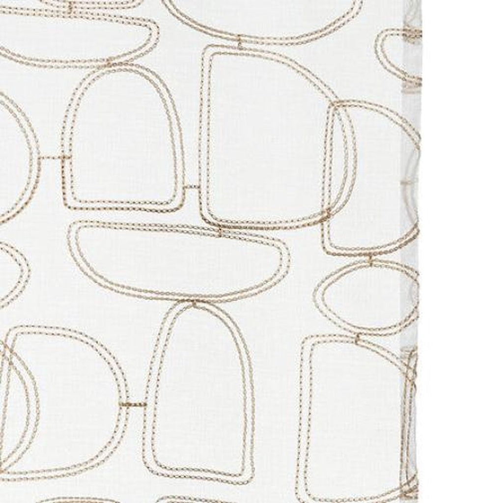 Atmosphera Hania bedrukt gordijn 140 x 240 cm, beige (4)