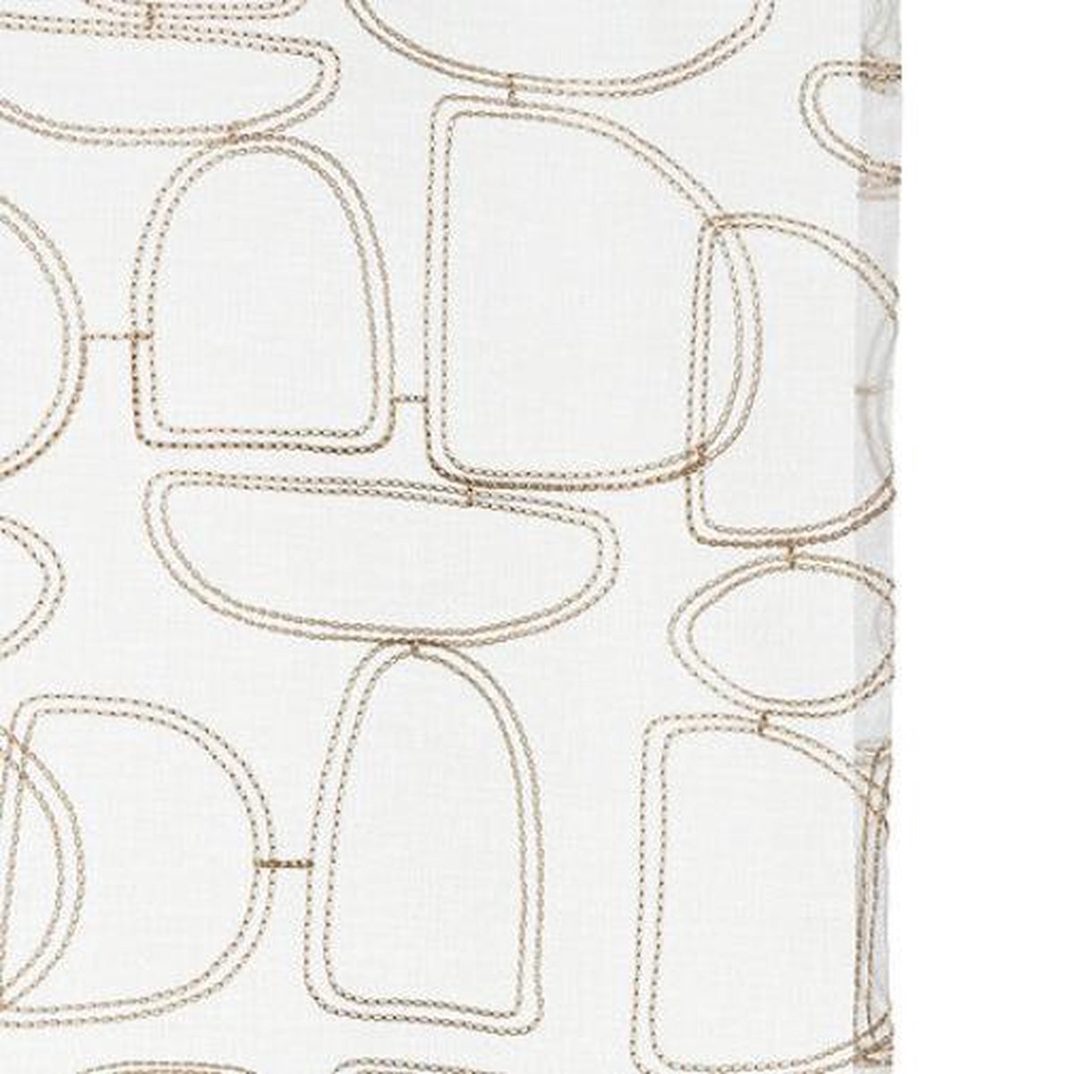 Atmosphera Hania bedrukt gordijn 140 x 240 cm, beige (4)