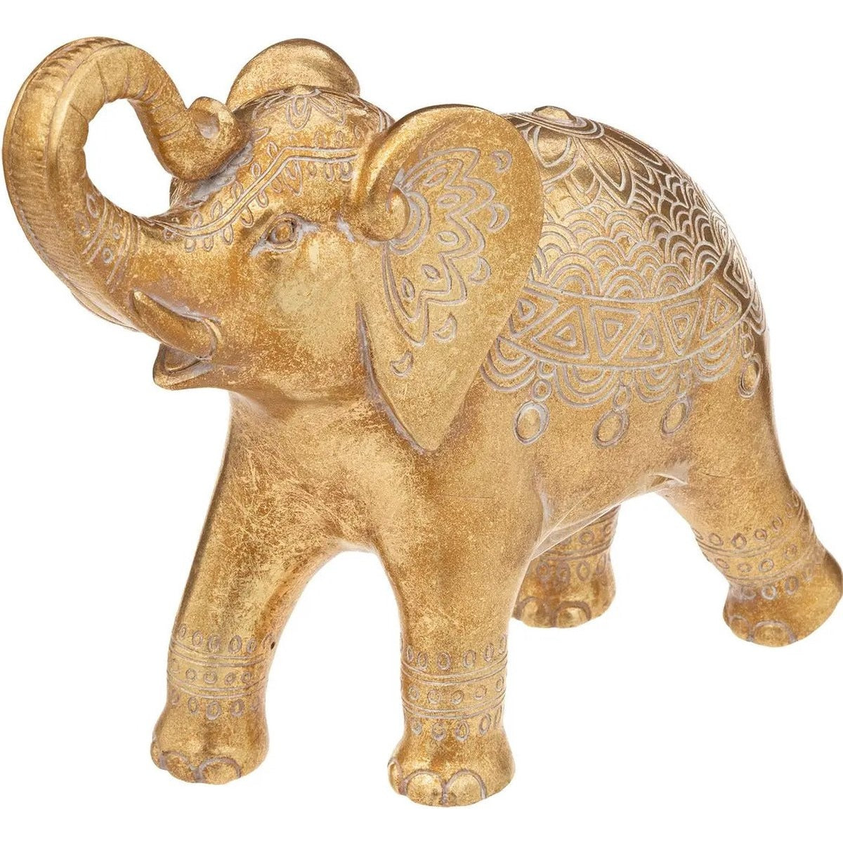 Atmosphera olifant beeldje goud, 26 x 23 cm