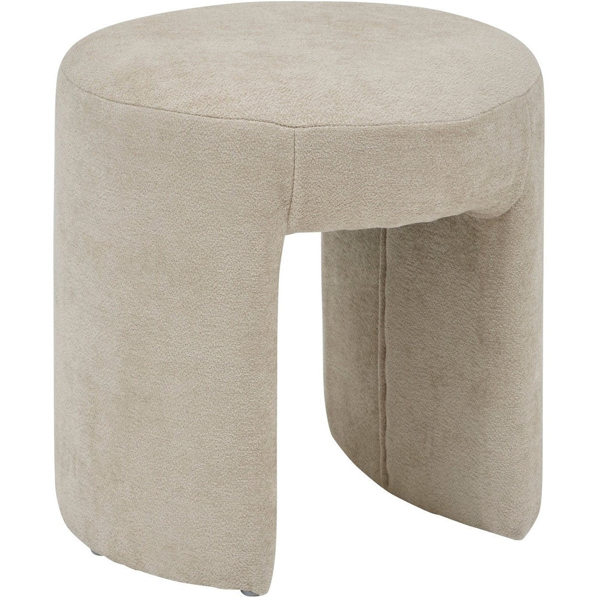 Atmosphera Jin poef, 38 cm, beige