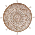 Atmosphera jute vloerkleed Rosalie, rond