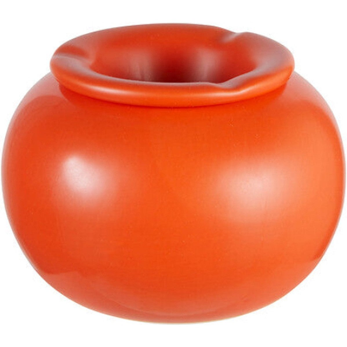 Atmosphera keramische asbak, oranje, Ø 16 x 11 cm