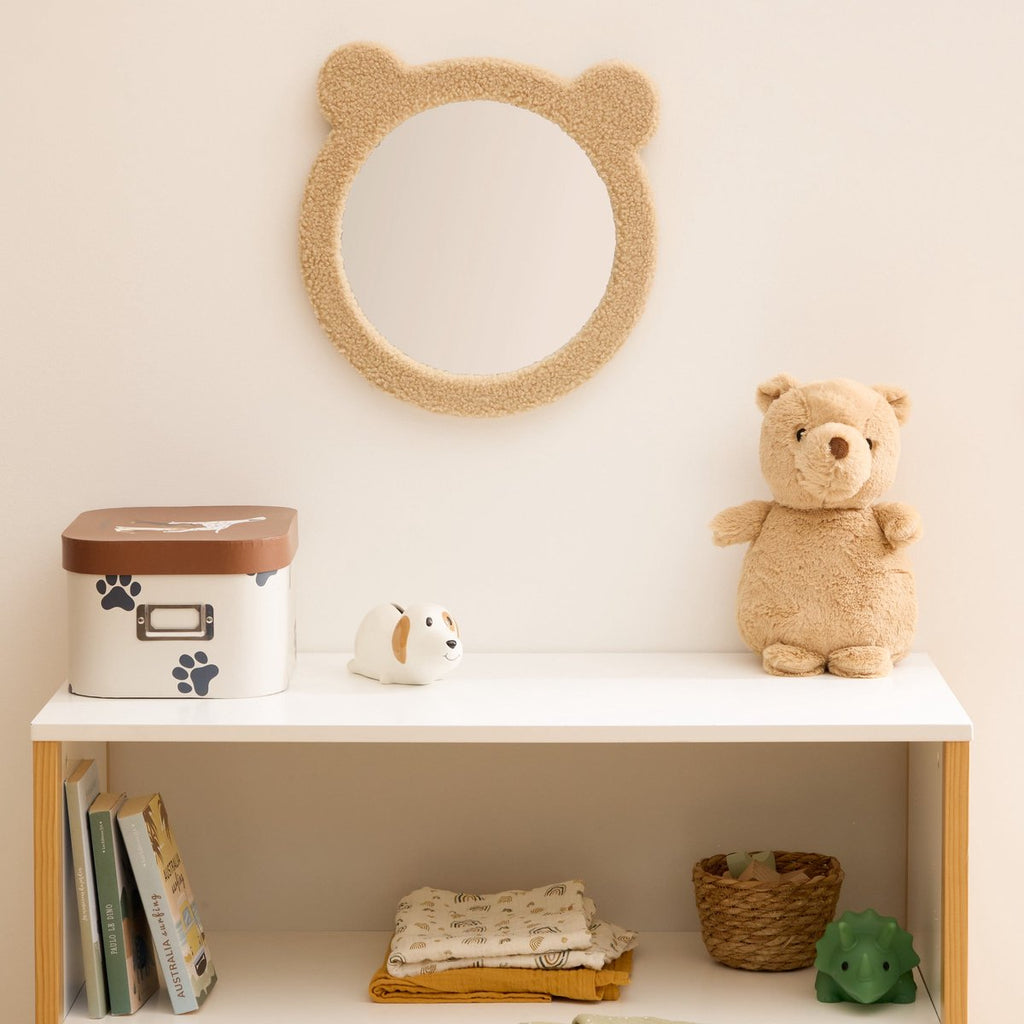 Atmosphera Kids beerspiegel, 34 cm, bruin (2)
