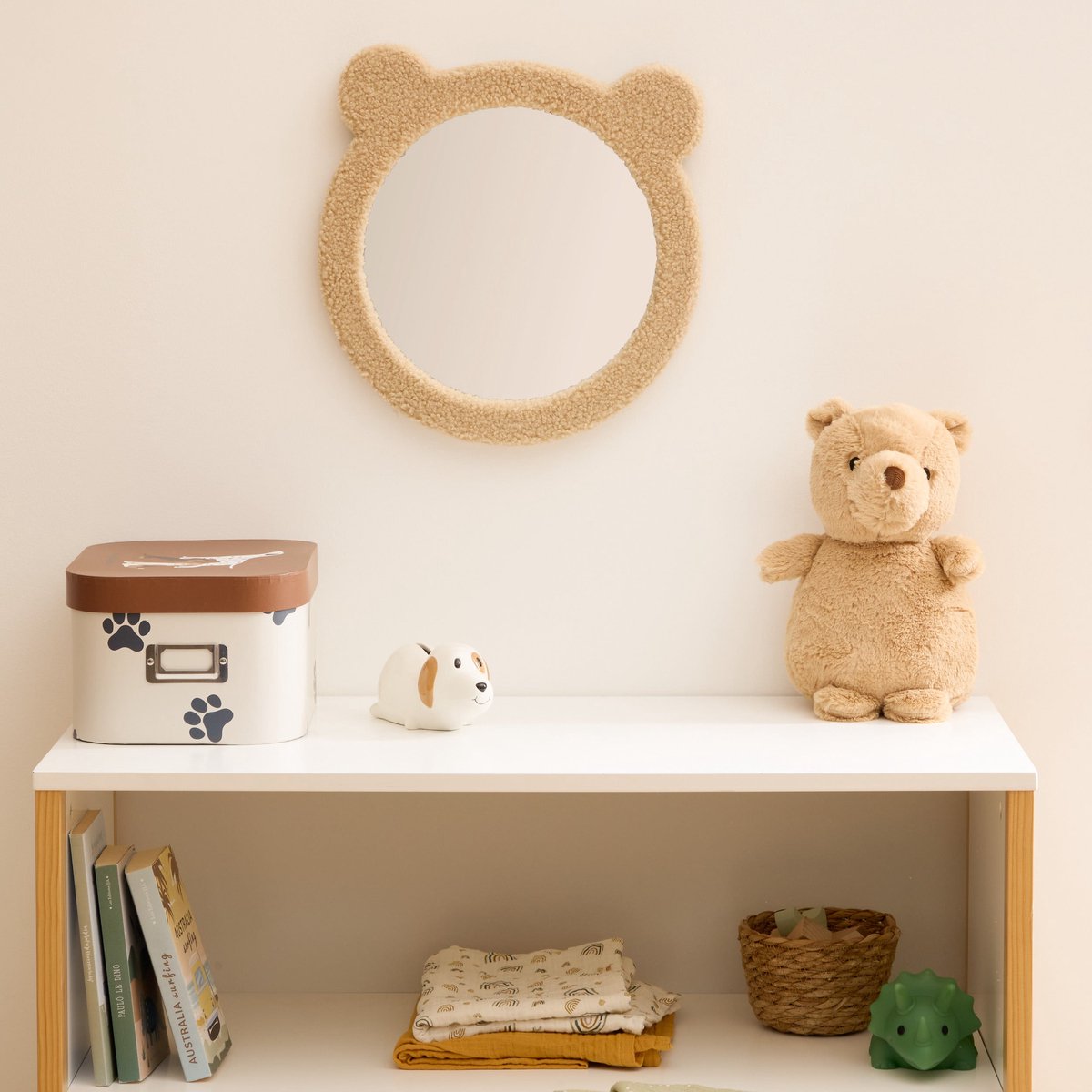 Atmosphera Kids beerspiegel, 34 cm, bruin (2)