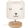Atmosphera Kids Boulcé nachtlamp beer, 15 x 22 cm, E14, wit