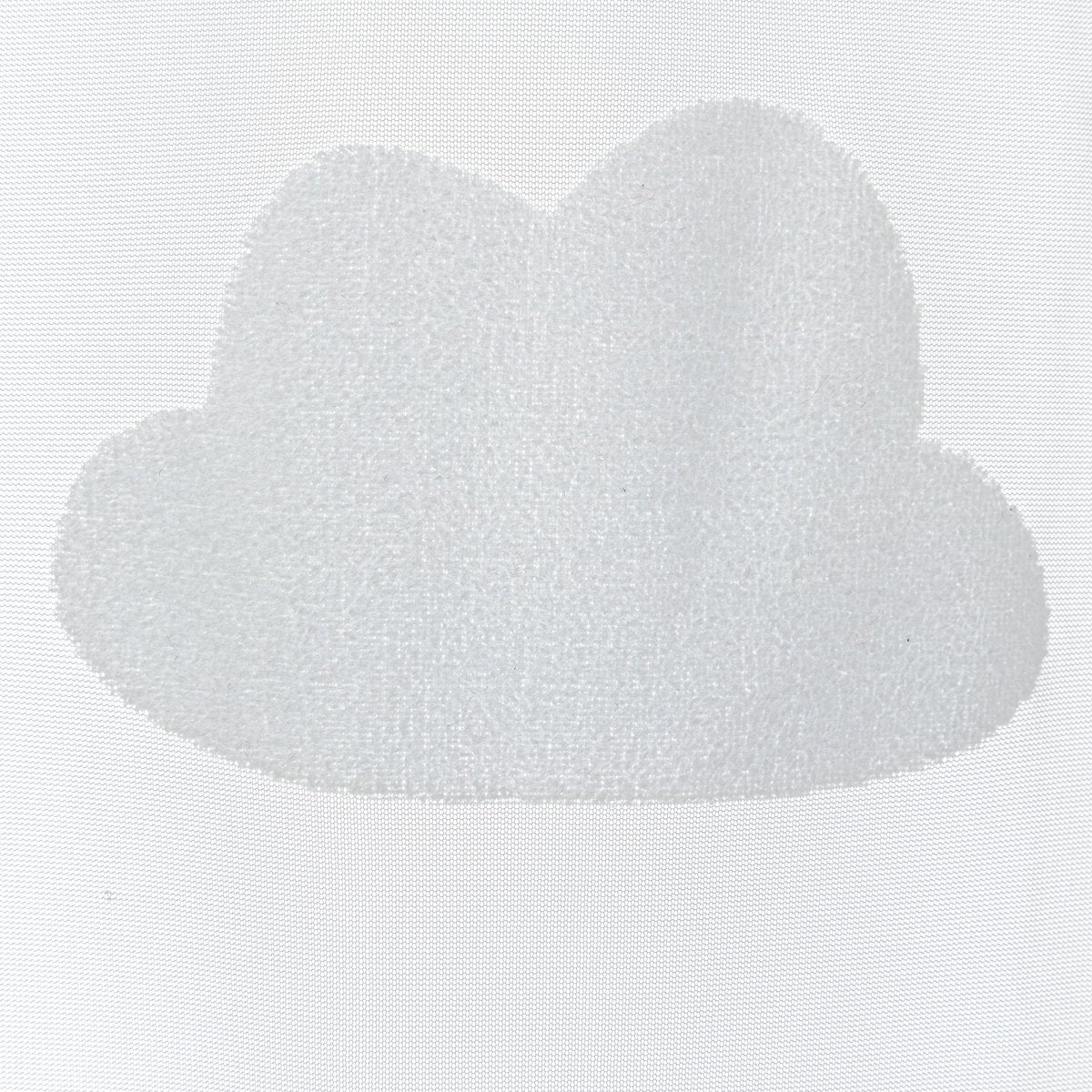 Atmosphera Kids gordijn met wolken, wit, doorzichtig, 140 x 240 (4)